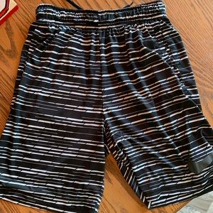 Nike shorts black and white